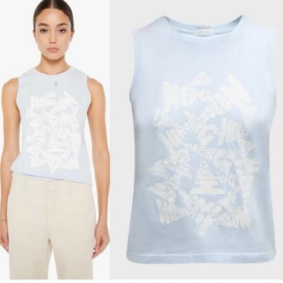 MOTHER The Strong And Silent Type Tank Top In Merci - Picture 1 of 9